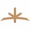 Ekena Millwork Alberta Smooth Timber Gable Bracket, Western Red Cedar, 48"W x 22"H x 3 1/2"D x 3 1/2"F, 11/12 Pitch GBW048X22X0404ALB00SWR - alternate 1